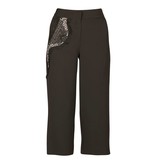 Atos Lombardini Trousers with lace detail black