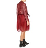 Atos Lombardini Dress with tulle red