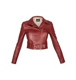 Atos Lombardini Leder Bikerjacke rot