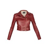 Atos Lombardini Leren bikerjacket rood