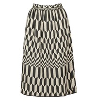 Atos Lombardini Checkered skirt black-white