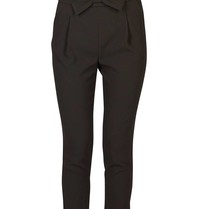 Atos Lombardini Pantalon met strik zwart