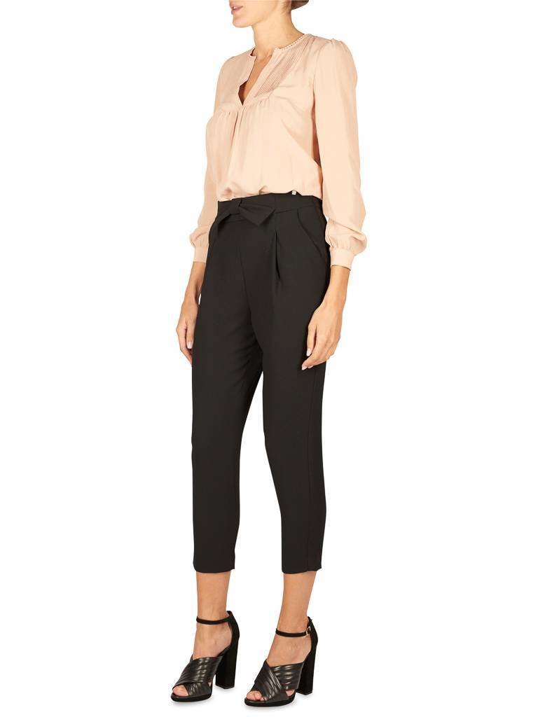 Atos Lombardini Trousers with bow black