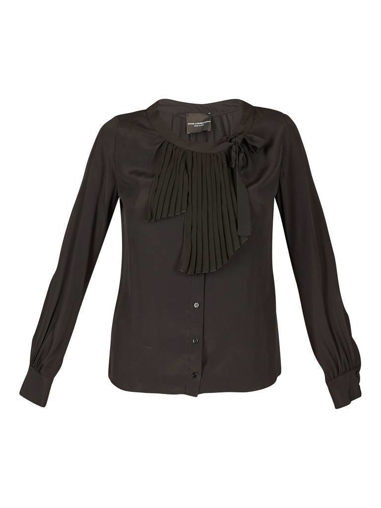 Atos Lombardini Blouse with bow black