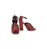 Atos Lombardini Heeled sandals burgundy