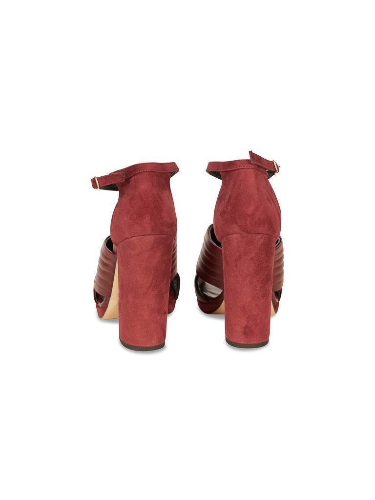 Atos Lombardini Heeled sandals burgundy