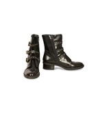 Atos Lombardini Biker boots with straps black