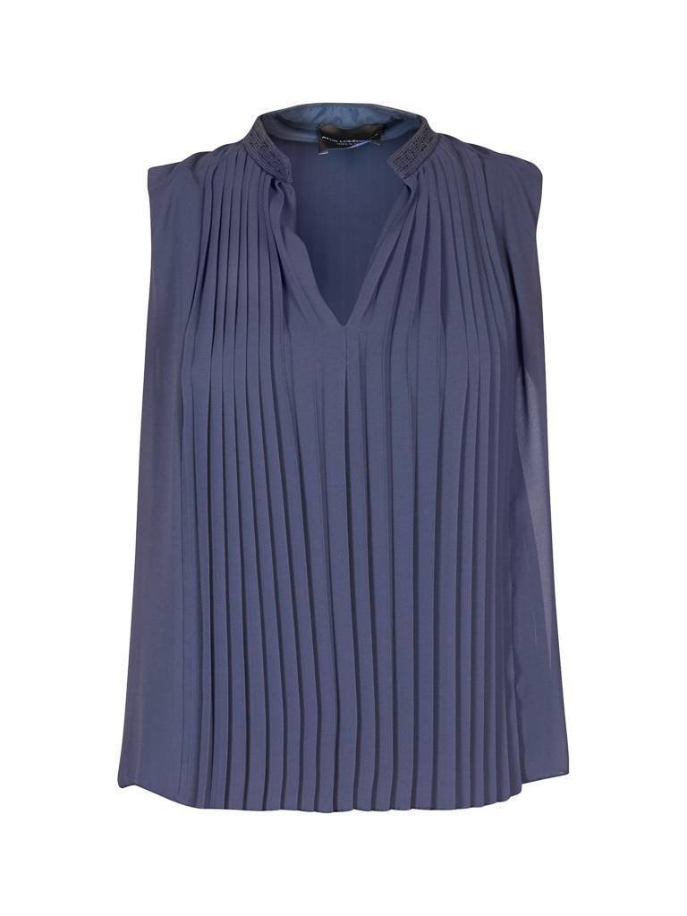 Atos Lombardini Sleeveless top dark blue