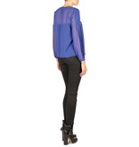Atos Lombardini Tunika Bluse violett