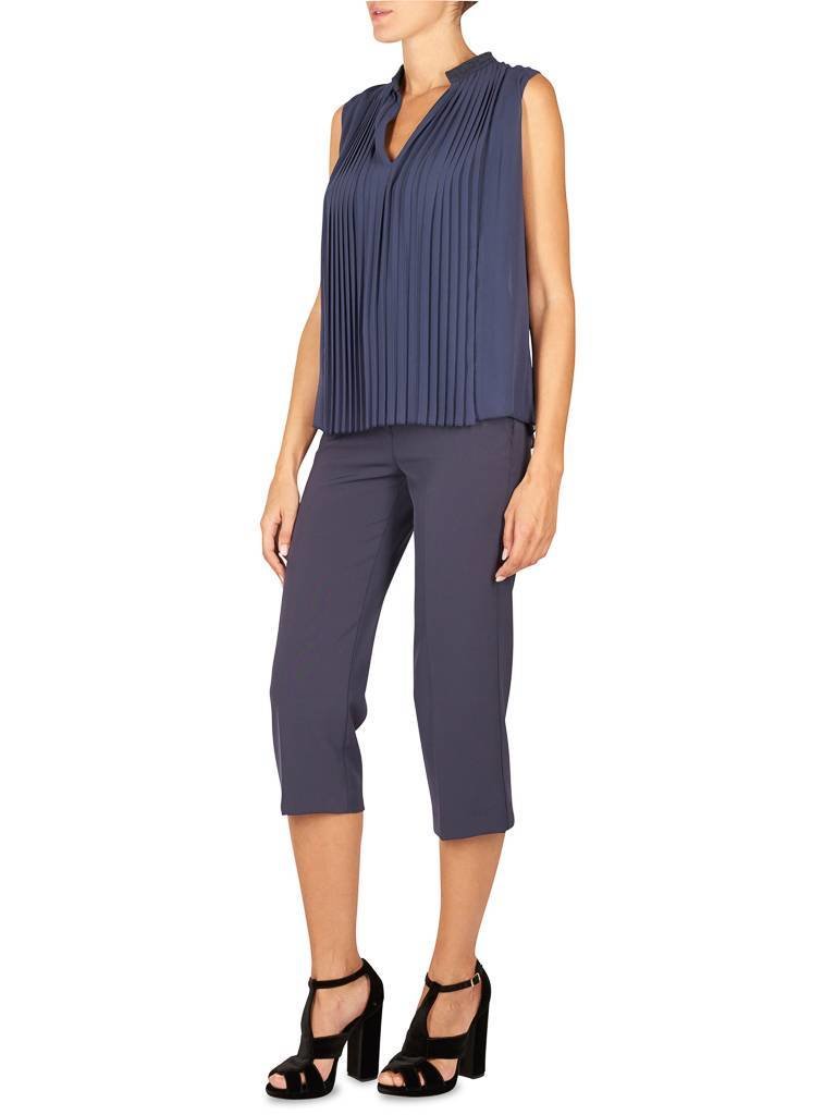 Atos Lombardini Cropped trousers blue