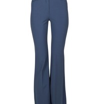 Atos Lombardini Flared pantalon donkerblauw