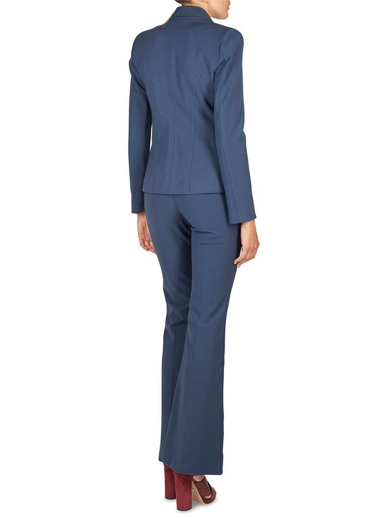 Atos Lombardini Flared trousers dark blue