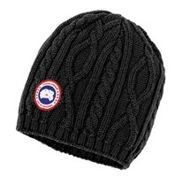 Canada Goose Cable Mütze schwarz