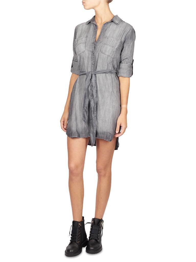 Bella Dahl Grey Arctic gray dress