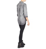 Bella Dahl Grey Arctic gray blouse