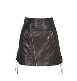 Diesel Black Gold Leren rok zwart