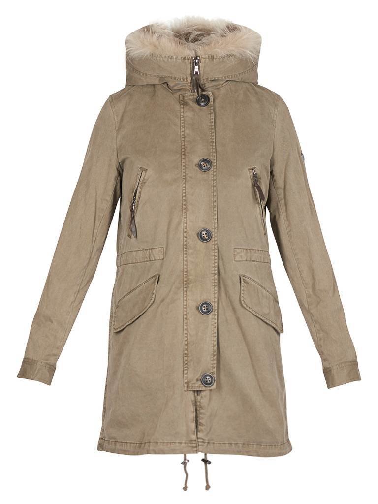 Blonde No.8 Aspen 415 parka olijf