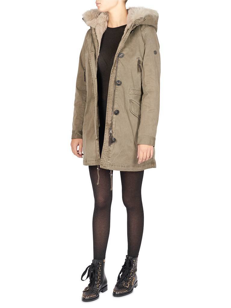 Blonde No.8 Aspen 415 parka olijf