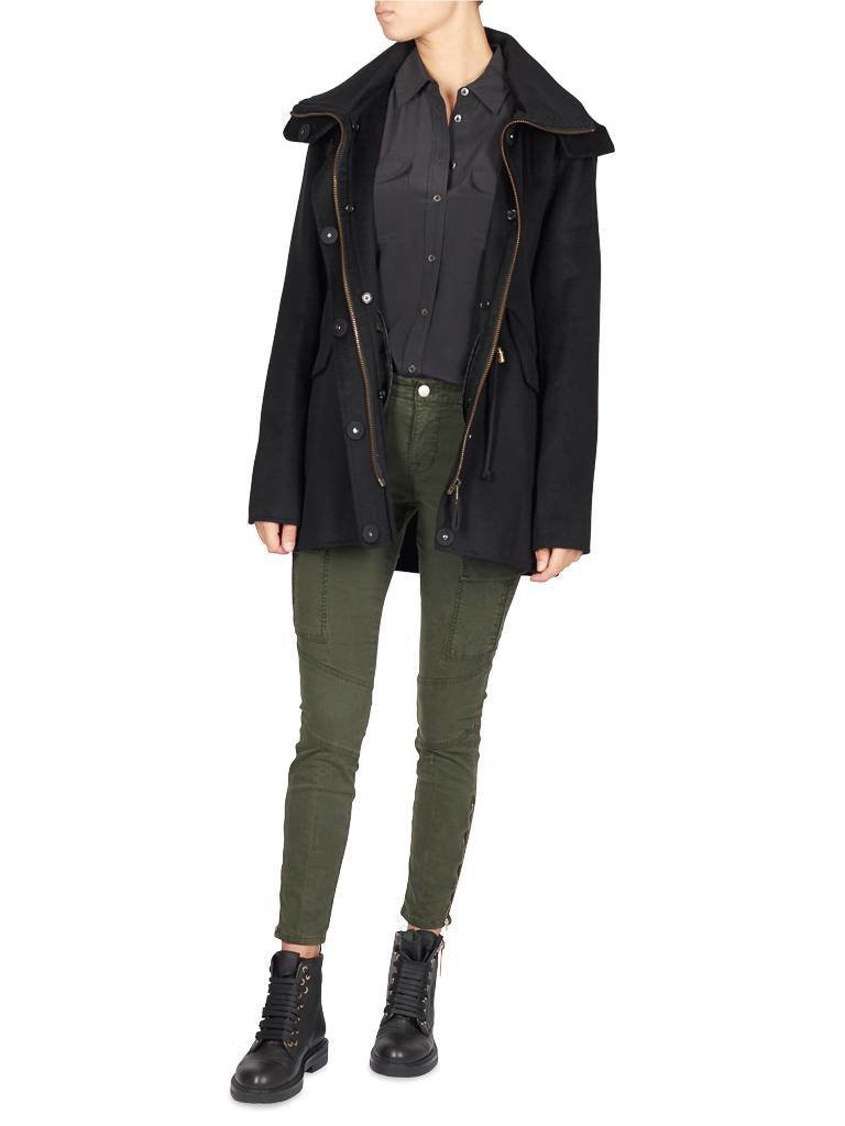 Blonde No.8 St Louis cash jas zwart