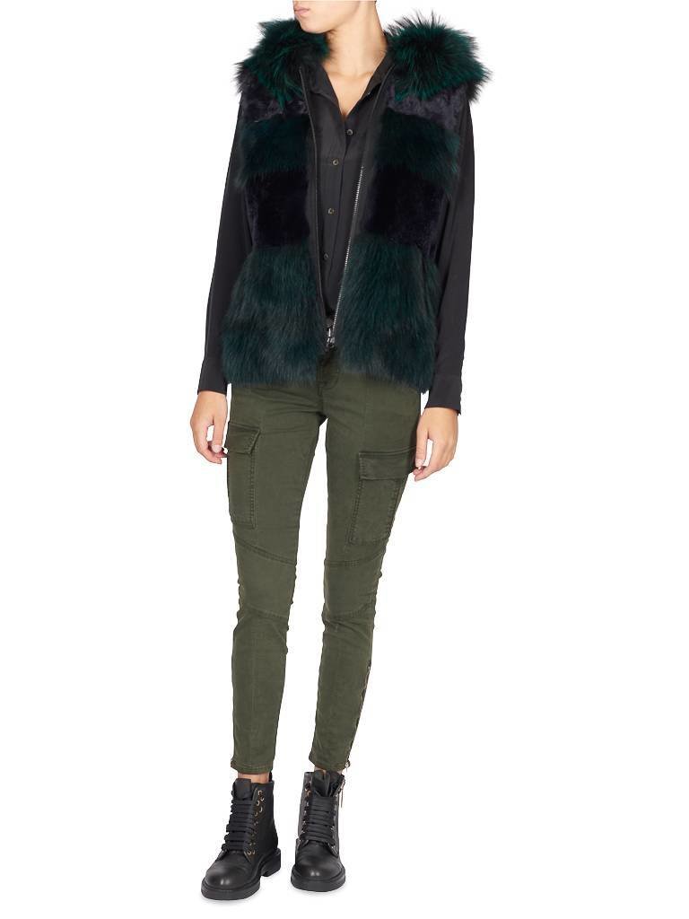 Blonde No.8 New York patch bodywarmer groen