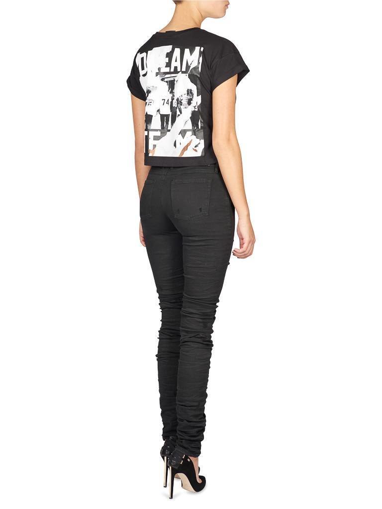 Diesel Black Gold Distressed Jeans schwarz