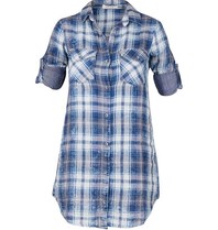 Bella Dahl Calais Wash jurk blauw