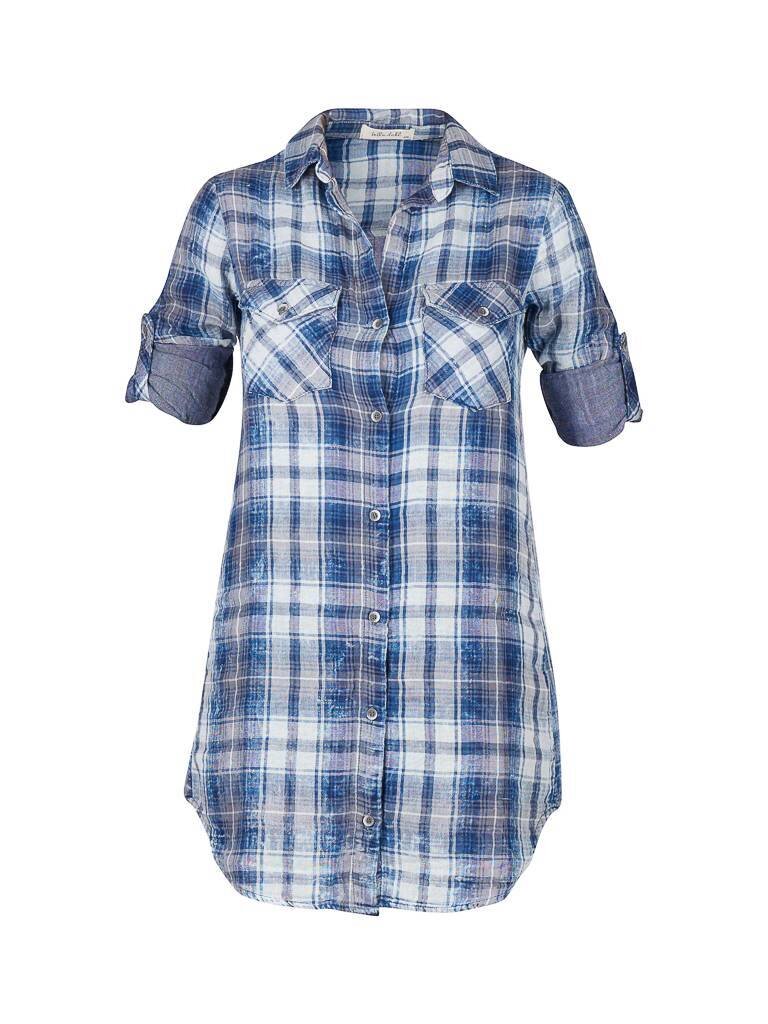 Bella Dahl Calais Wash jurk blauw