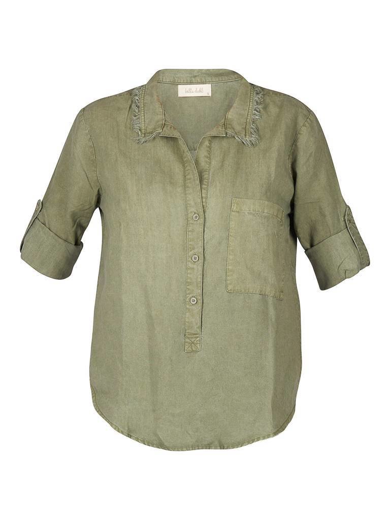 Bella Dahl Alpine pullover groen