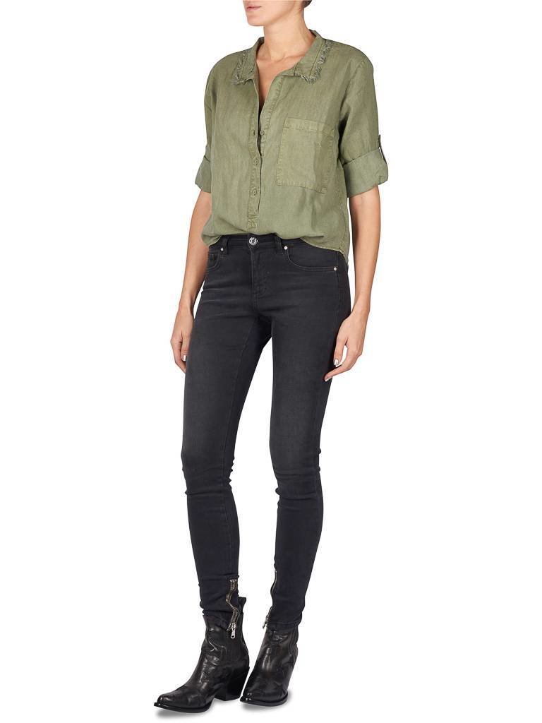 Bella Dahl Alpine pullover groen