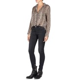 Bella Dahl Snakeprint Bluse dunkelgrün