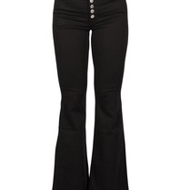 J Brand Flared Maria Jeans schwarz