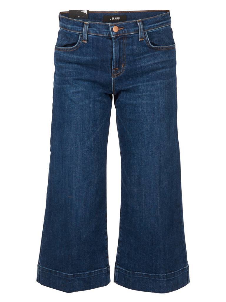 J Brand 'Liza' culotte jeans blue