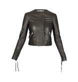 J Brand Leather jacket black