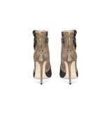 Elisabetta Franchi Enkellaarsjes met applique zwart-groen