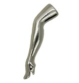 GODERT.ME Leg high heel pin zilver