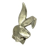 GODERT.ME Playboy bunny Pin silber