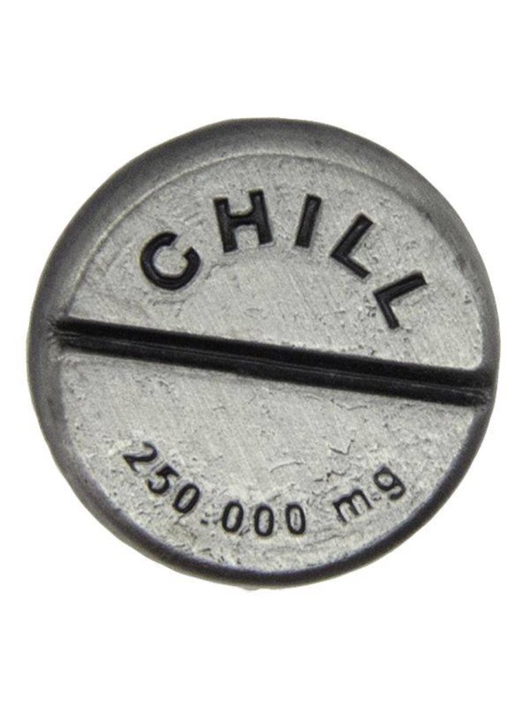 GODERT.ME Chill pill pin zilver