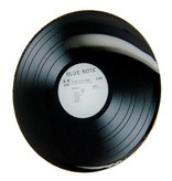 GODERT.ME Blue note record print pin goud