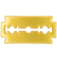 Godert.me Razor blade pin goud