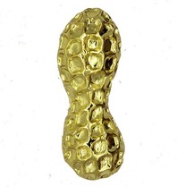 Godert.me Peanut pin goud
