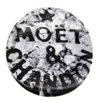 Godert.me Champagne badge black-white