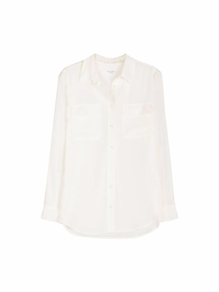 Equipment Signature blouse crème