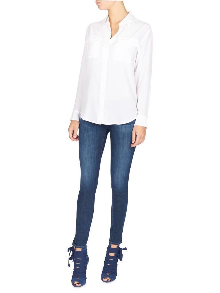 Equipment Signature white blouse