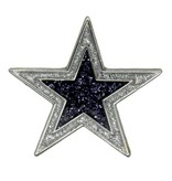 GODERT.ME Star Pin Silberglitter