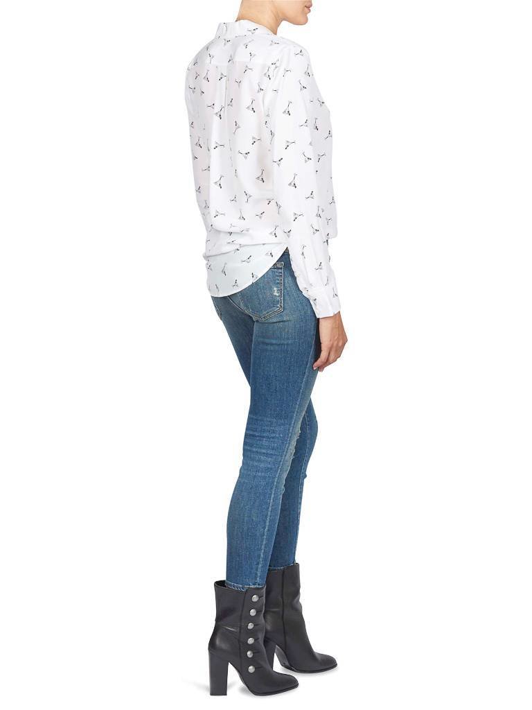 Equipment Keira blouse wit