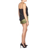 Gold Hawk Floral kanten shorts olijf