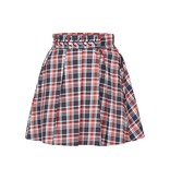 Elisabetta Franchi Rok geruit rood-wit-blauw