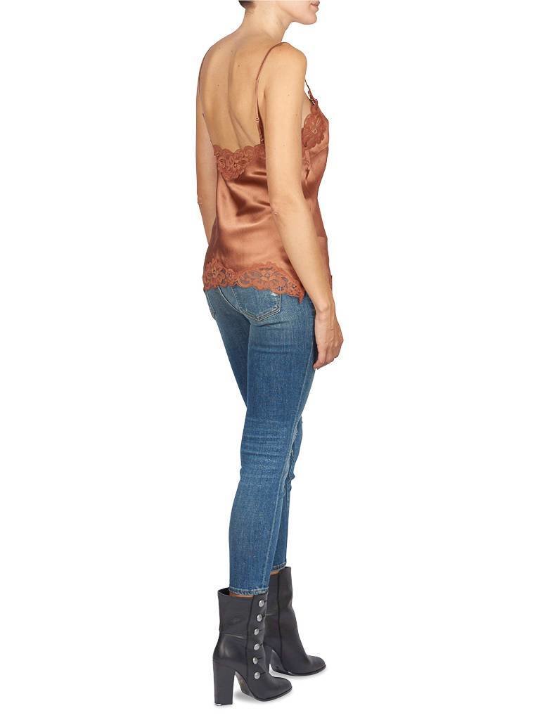 Gold Hawk Floral kanten top rose