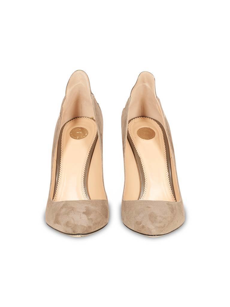Elisabetta Franchi Pumps mit Spitze Armee-Grün