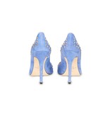 Elisabetta Franchi Pumps met studs blauw